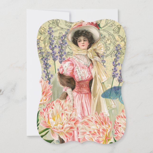 Rosa Blommigt Victorian Woman ReEmergency (Framsida)