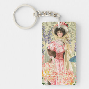 Rosa Blommigt Victorian Woman ReEmergency