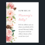Rosa Blommigt Winter Hur stort är Mamma Belly Sign Poster<br><div class="desc">Hur stort är Mamma Belly Poster - gissa den storleka klumpen i stil med den Rosa Blommigten Winter "How Big is Mamma Belly?" skylt! Perfekt för att lägga till en roligt och en festlig beröring till babyduschen medan gästerna gillar gästspelet.</div>