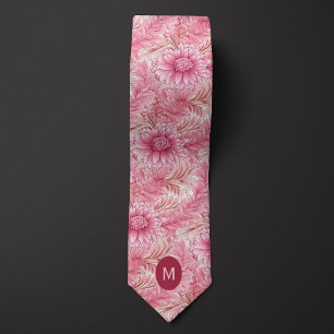 Rosa blommonogram slips