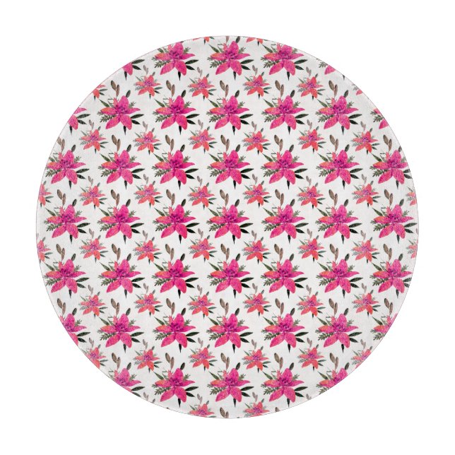 Rosa blommor Blommönsterdesign (Framsidan)