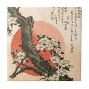 Rosa blommor kakelplatta