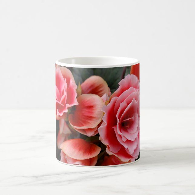 Rosa Blommor mugg (Center)