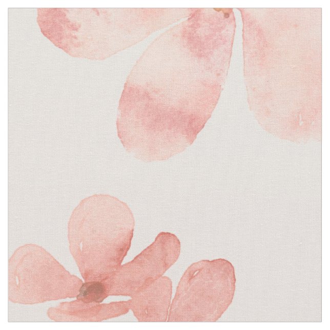 Rosa Blommor Tyg (Närbild)
