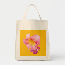 Rosa blommor tygkasse