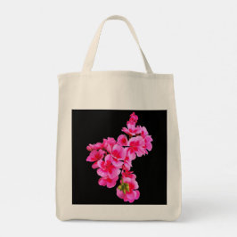 Rosa blommor tygkasse