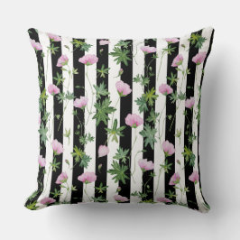 Rosa blommotiver grafik:  kudde