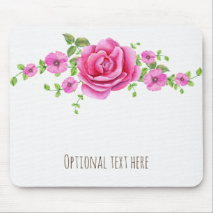 Rosa blomster elegant shabby chic look musmatta