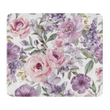 Rosa blomster lavendel ros akvarell lila blomma