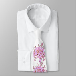 Rosa blomster slips
