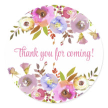 Rosa blomster tack för att du kom 