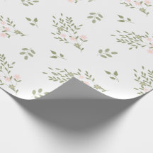 Rosa blomsterinpackning vildblomma presentpapper