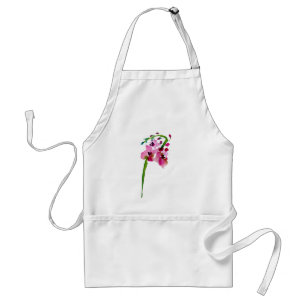 Rosa blomstervattenfärg Verbascum  Förkläde