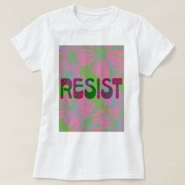 Rosa Blomströms - Resistens T Shirt