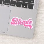 Rosa Blonde Girly Anpassningsbar-cut vinylStickers Klistermärken<br><div class="desc">Rosa Blondes Girly Anpassningsbar-cut vinylStickers</div>
