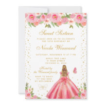 Rosa Blondin Prinsessa Sweet Sixteen