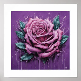 Rosa Blood-Måne Ro Poster