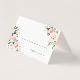 Rosa Bloom Bröllop-platskort Kort