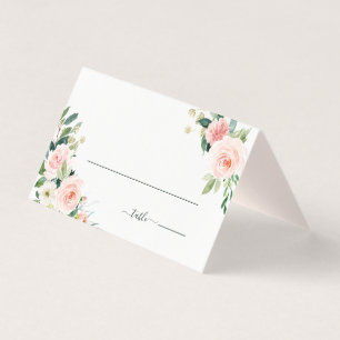 Rosa Bloom Bröllop-platskort Kort