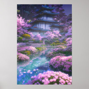 Rosa Bloom Paradise Poster