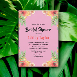 Rosa Bloom Ro Blommigt, sommartid, Möhippa Inbjudningar