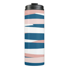 Rosa Blue and White Abstrakt