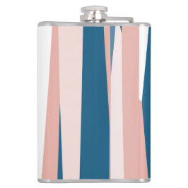 Rosa Blue and White Abstrakt Fickplunta