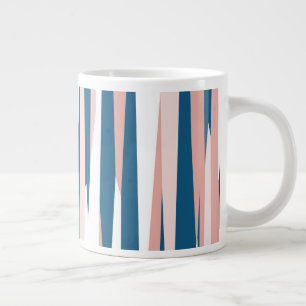 Rosa Blue and White Abstrakt Jumbo Mugg