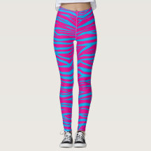 Rosa Blue Animal Print Leggings
