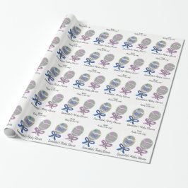 Rosa Blue Baby Rattles Presentpapper