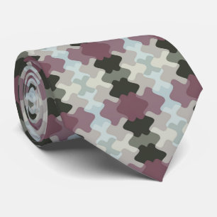 Rosa Blue Beige Mönster Slips