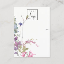 Rosa  Blue Bell Blommigt Bunch Necklace Visning