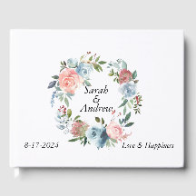 Rosa Blue Boho Greenery Wandey Bröllop