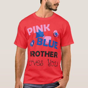 Rosa Blue Brother Kärlek You Baby Shower Gift T Shirt