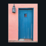 Rosa & Blue Door Vintage Tucson Arizona Photo Vykort<br><div class="desc">Hej där! Hoppas du gillar det här fotot jag fångade på mina resor. Du kan gärna lägga till din egen text! Kolla min butik för mer.</div>