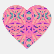 Rosa Blue Geometric Art Deco Roligt Valentine Bröl