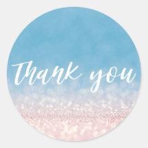 Rosa Blue Glitter Trendig Tack