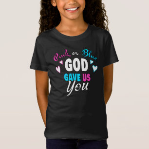Rosa Blue GOD gav oss din kristna Gender. T Shirt