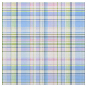 Rosa Blue Gult Wht Preppy Madras Stil Play Sz6 Tyg