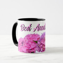 Rosa Blue Hydrangeas rosa lila blommor best Moster Mugg