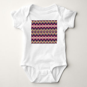 Rosa Blue ikat chevron, etnisk. T Shirt