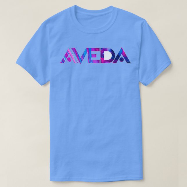 Rosa Blue Lila Aveda T Shirt (Design framsida)