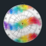 Rosa Blue Lila Grönt Trendig Template Modern Darttavla<br><div class="desc">Rosa Blue Lila Grönt Trendig Template Modern Colorful Abstrakt Rainbow Färg Dartboard.</div>