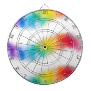 Rosa Blue Lila Grönt Trendig Template Modern Darttavla