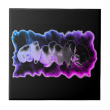 Rosa Blue lila vattencolor Orchids Mönster