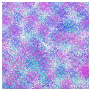 Rosa, Blue och Aqua Abstrakt Splatter Tyg
