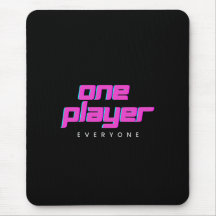 Rosa & Blue One Player Mousepad