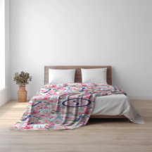 Rosa & Blue Paris Patterned Monogram