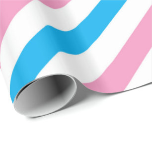Rosa Blue rand gender visar omslag av party Presentpapper