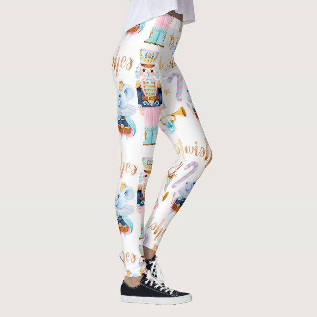 Rosa Blue Vintage Nutcracker Leggings (Höger)